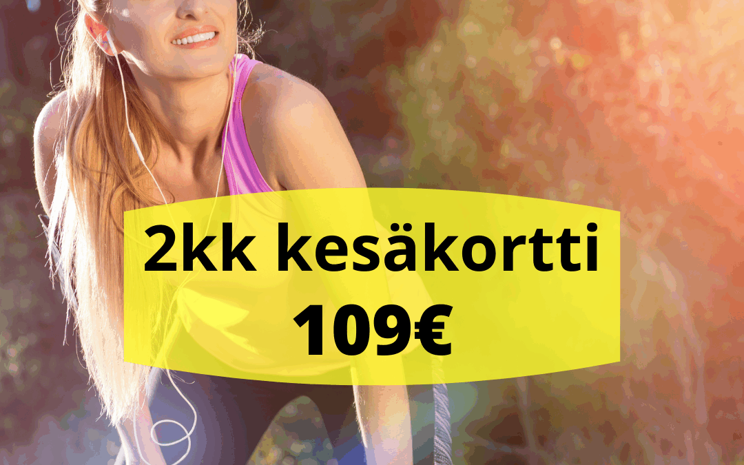 Kaikki liikuntalahjakortit -15% tai 2kk kesäkortti hintaan109€ (täysasiakkuus)
