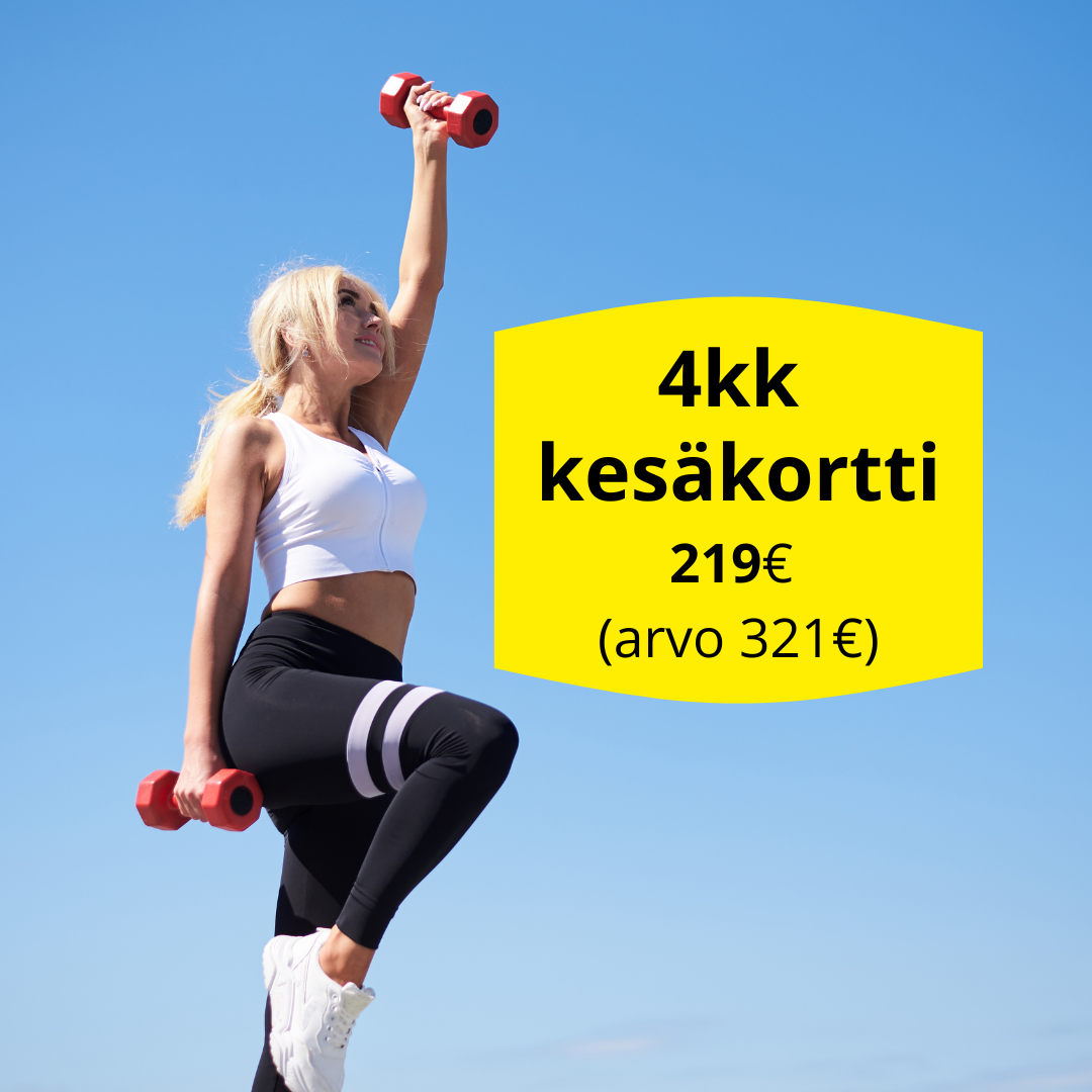 Hanki edullinen 4kk kesäkortti ajalle 1.5. – 31.8. hintaan 219€ (ovh. 321€)