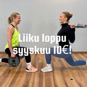 Liiku loppu syyskuu 10€!